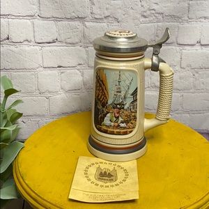 Avon vintage nautical shipbuilder stein